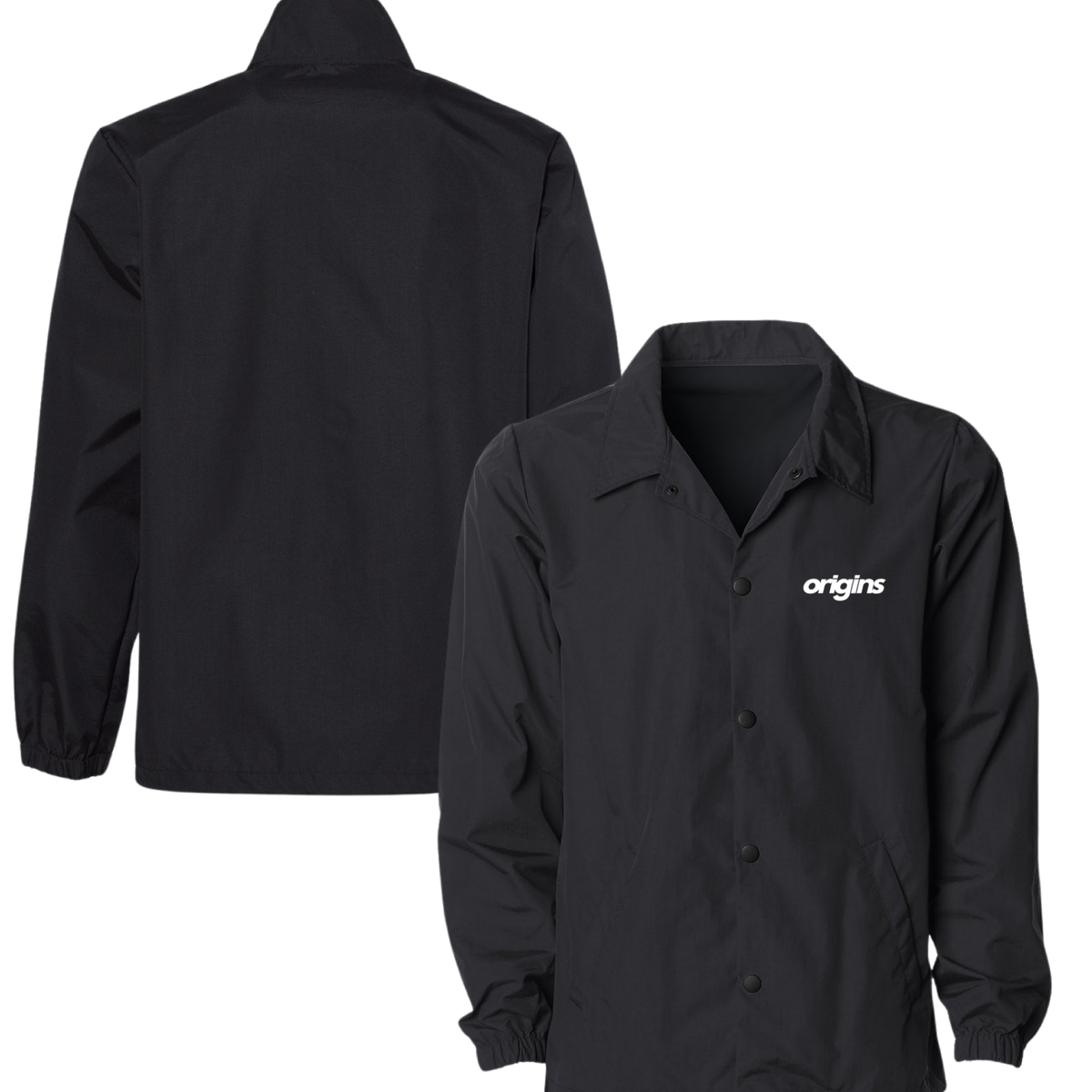 Origins Essentials Coach Jacket | Premium Nylon Jacket – Origins
