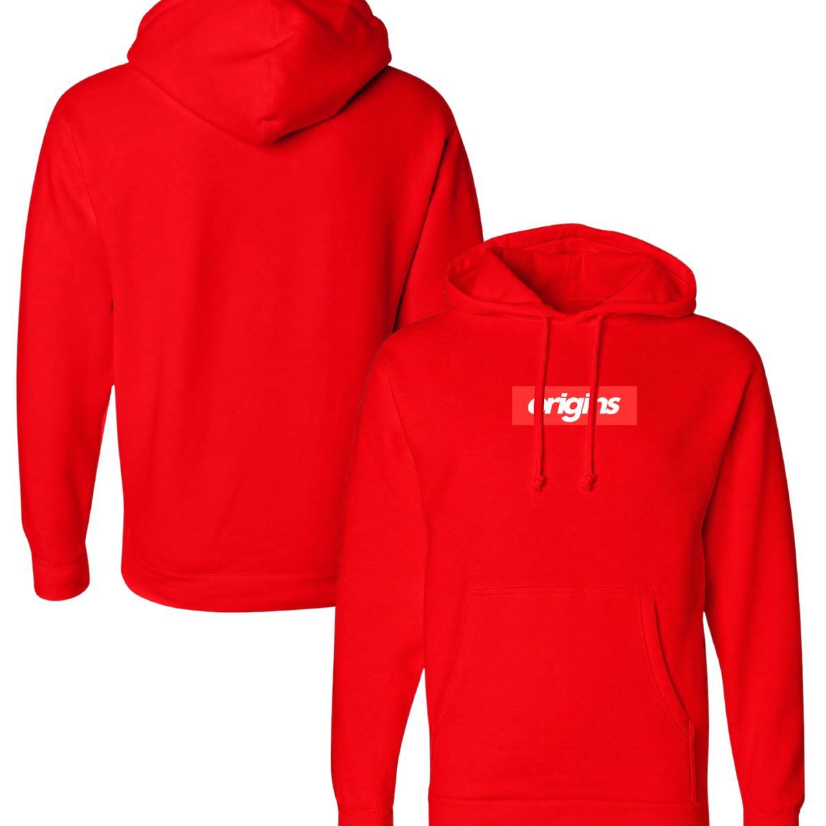 Origins Red Box Hoodie