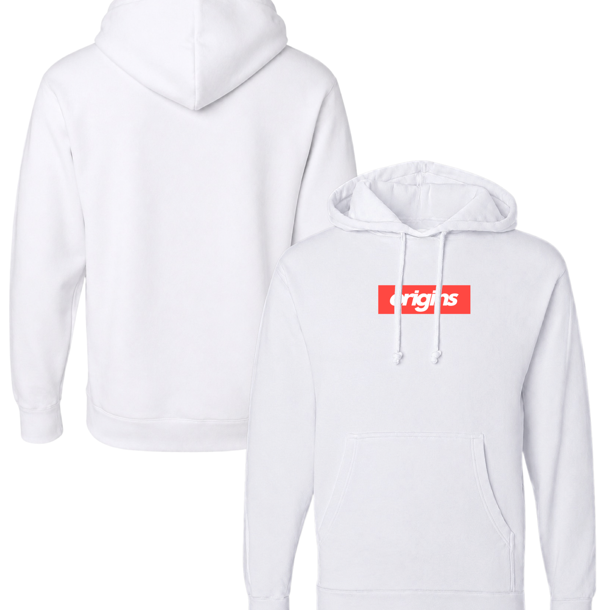 Origins Red Box Hoodie