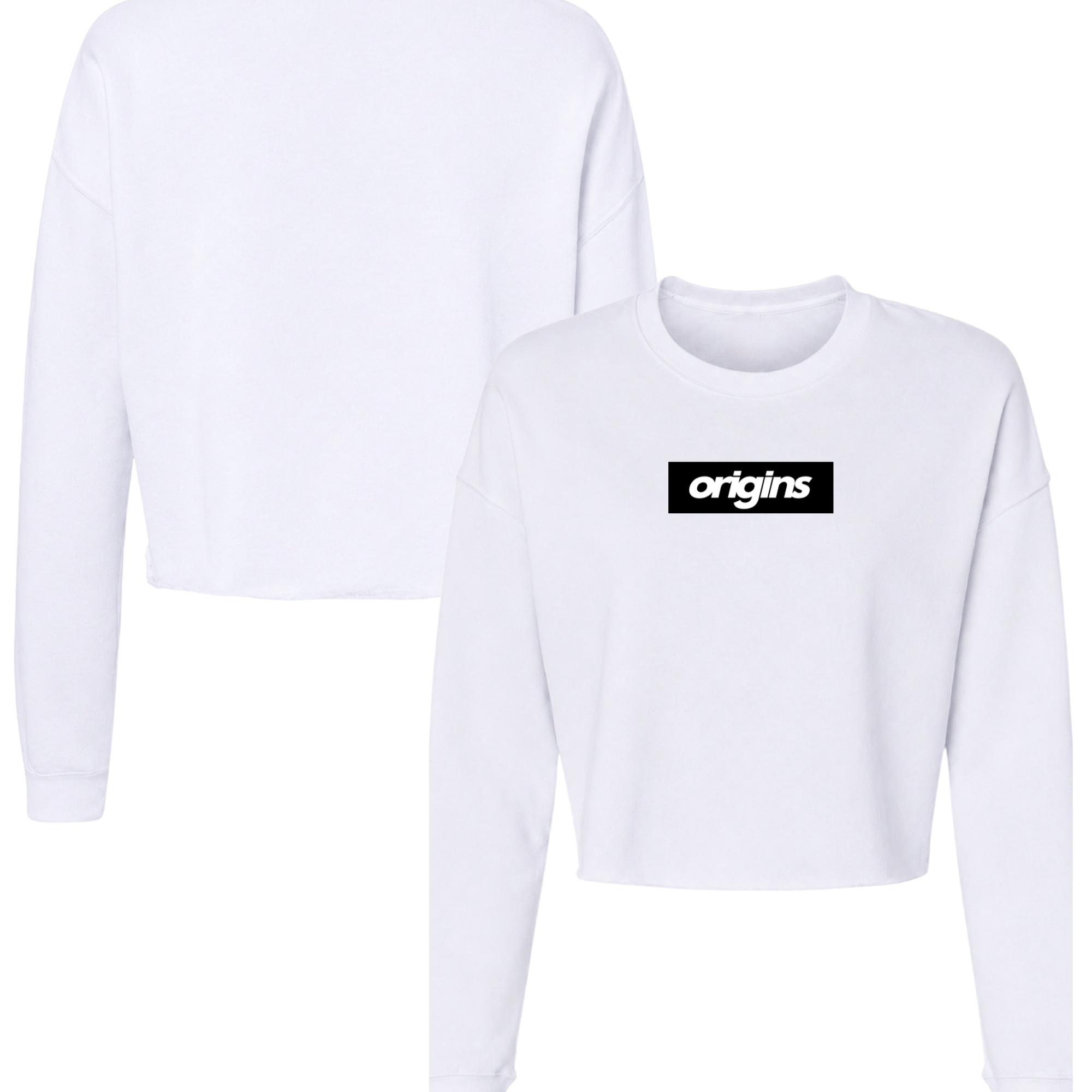 Origins Black Box Cropped Crewneck