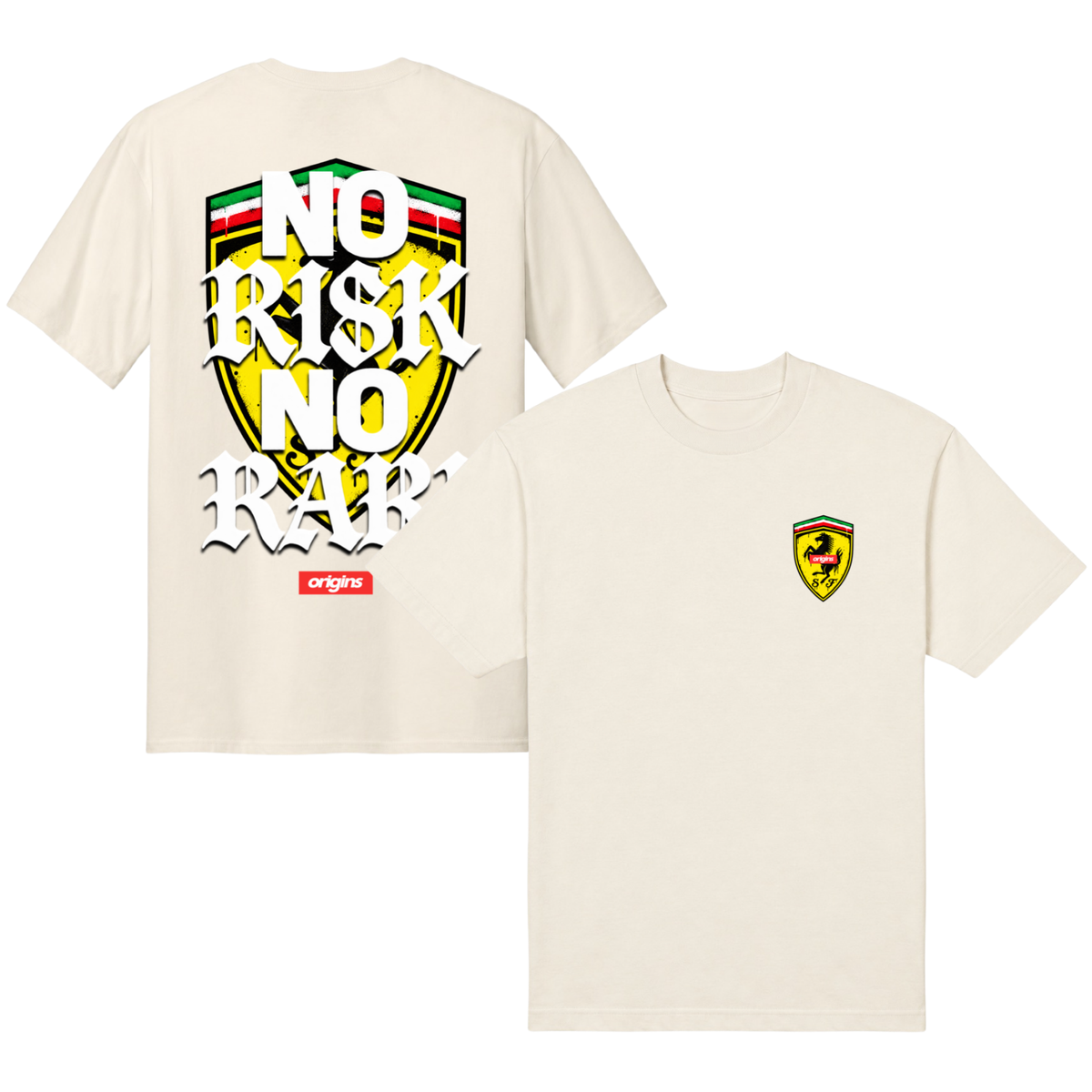 Origins No Risk No Rari Tee