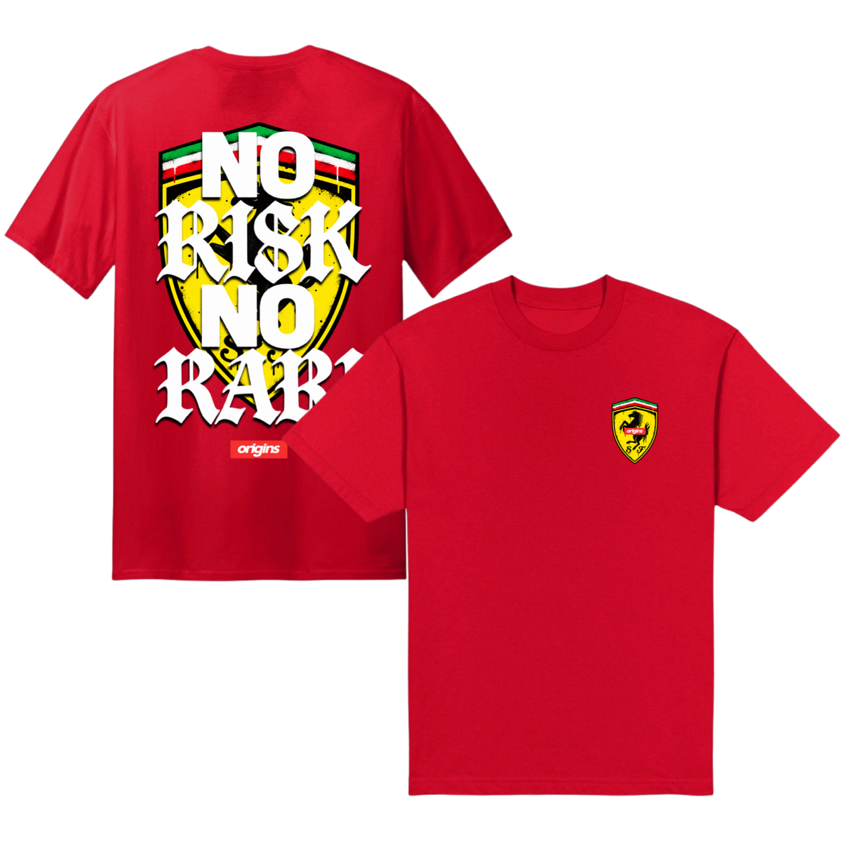 Origins No Risk No Rari Tee