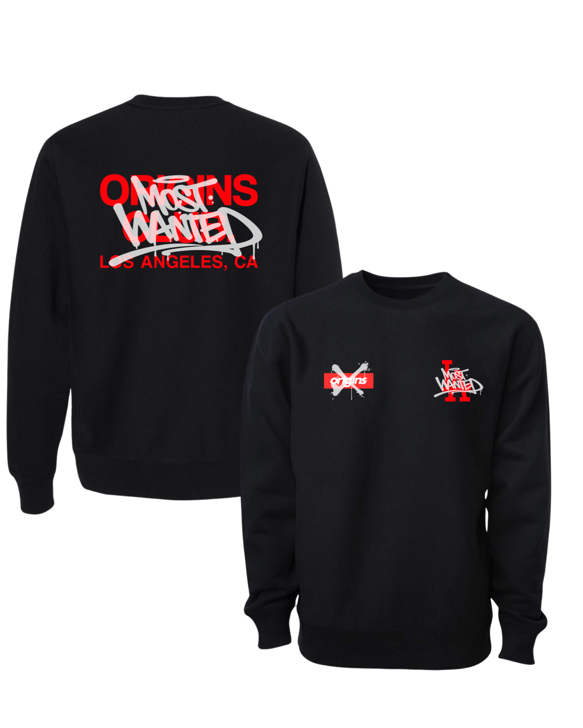 Origins Most Wanted Club LA Crewneck | Premium Heavyweight