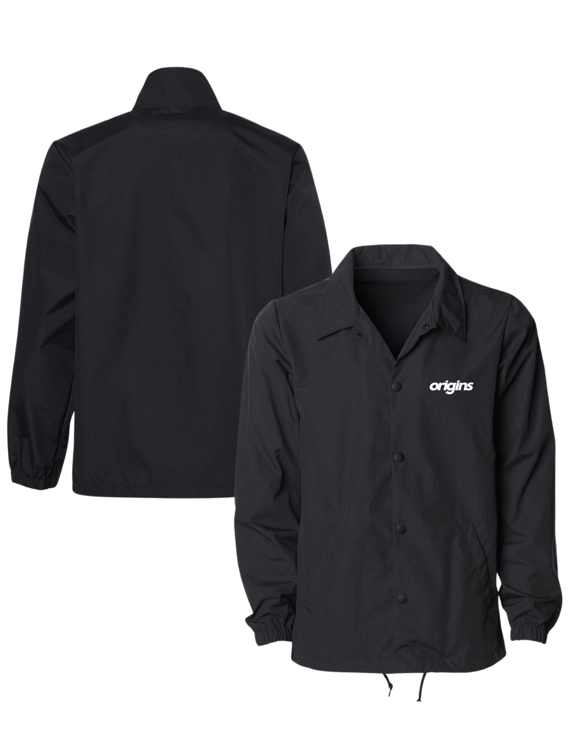 Origins Essentials Coach Jacket | Premium Nylon Jacket – Origins