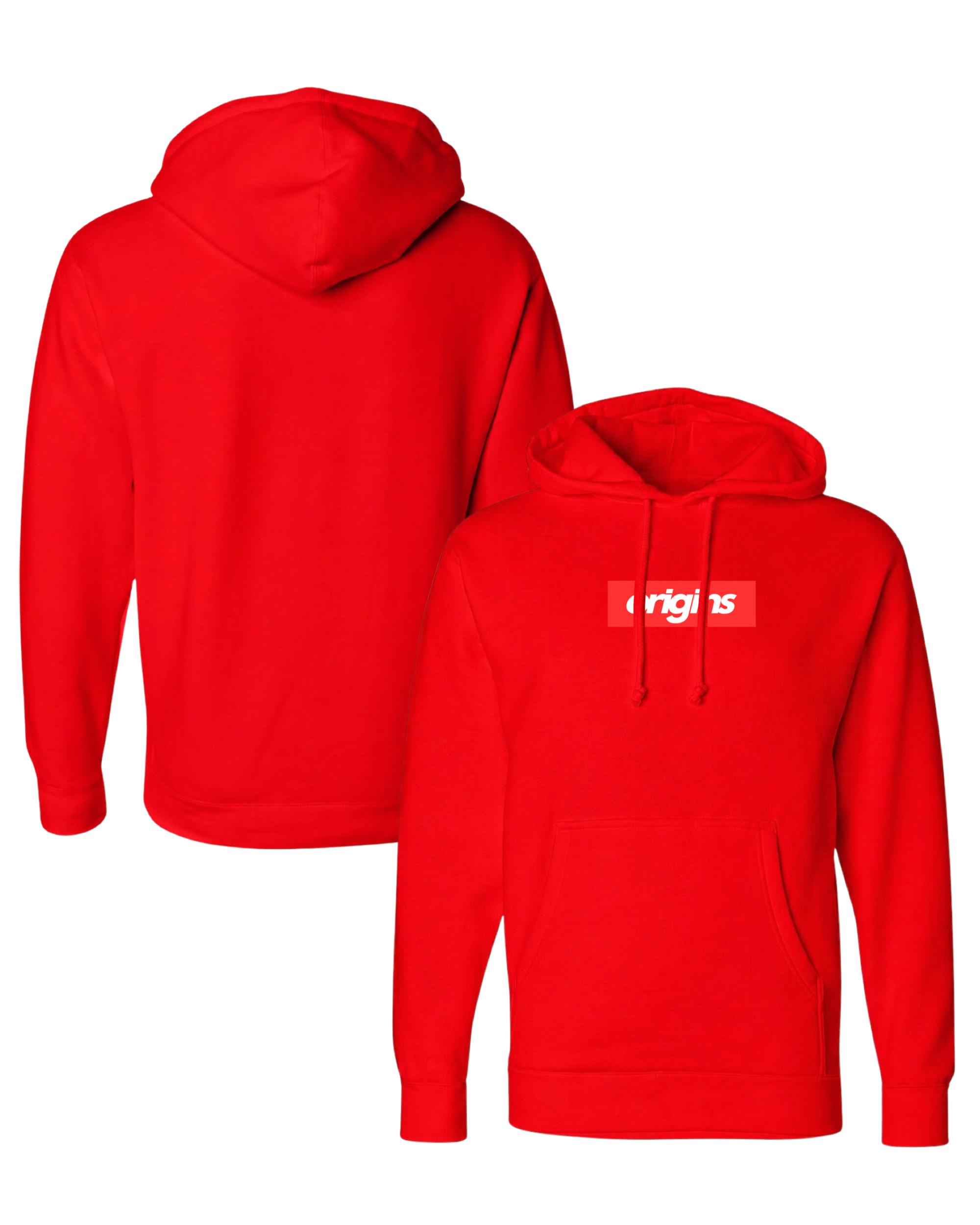 Origins Red Box Hoodie