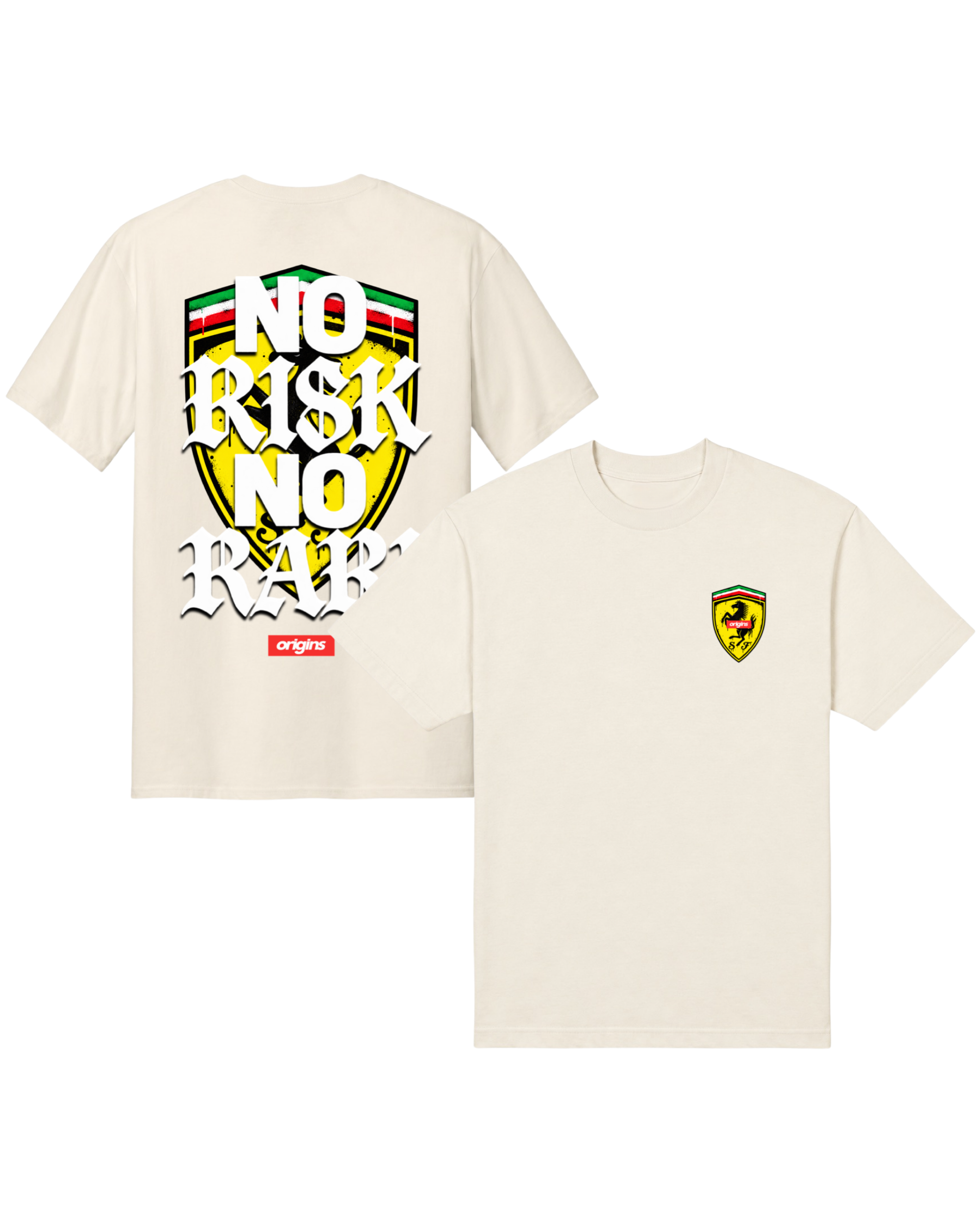 Origins No Risk No Rari Tee